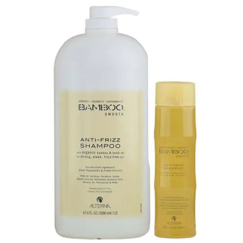 Розгладжуючий та м’яко очищаючий шампунь Alterna Bamboo Smooth Anti-Frizz Shampoo, 250 мл.