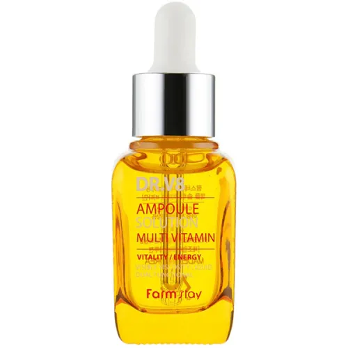 Осветляющая мультивитаминная сыворотка FarmStay Dr.V8 Ampoule Solution Multi Vitamin, 30 мл.