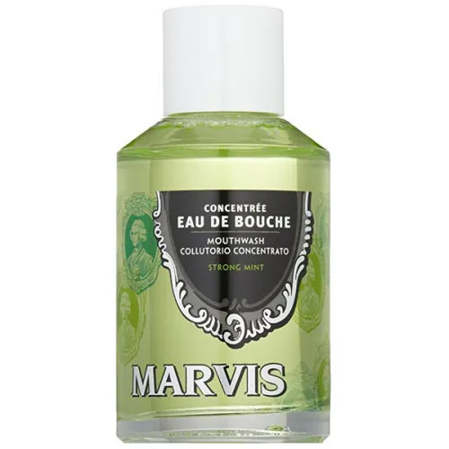 Ополаскиватель-концентрат для полости рта «сильная мята» Marvis Concentrate Strong Mint Mouthwash, 120 мл.