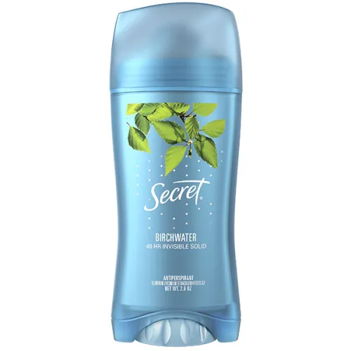 Кремовий дезодорант-антиперспірант «береза» Secret Calm Birch Water Invisible Solid Antiperspirant, 73 г.