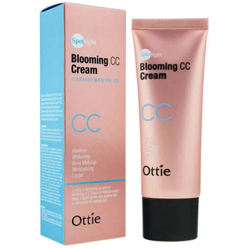 CC-крем база під макіяж для проблемної шкіри обличчя Ottie Spotlight Blooming CC Cream, 40 мл.