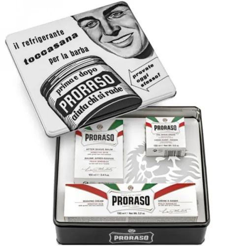 Подарочный набор для бритья для чувствительной кожи Proraso Vintage Selection Toccasana