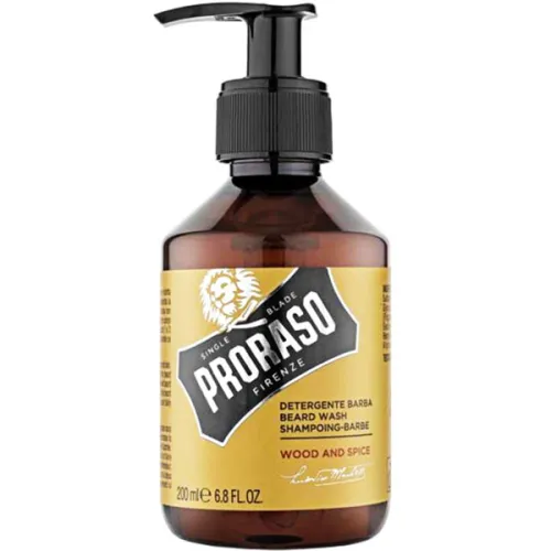 Шампунь для бороды «древесина и специи» Proraso Beard Wood & Spice Shampoo, 500 мл.