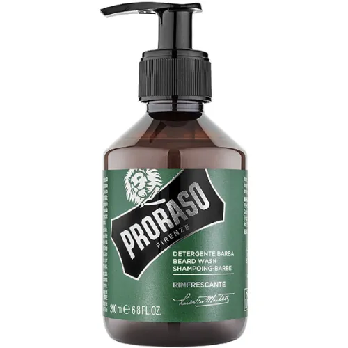 Шампунь для бороды «освежение» Proraso Beard Shampoo Refreshing, 200 мл.