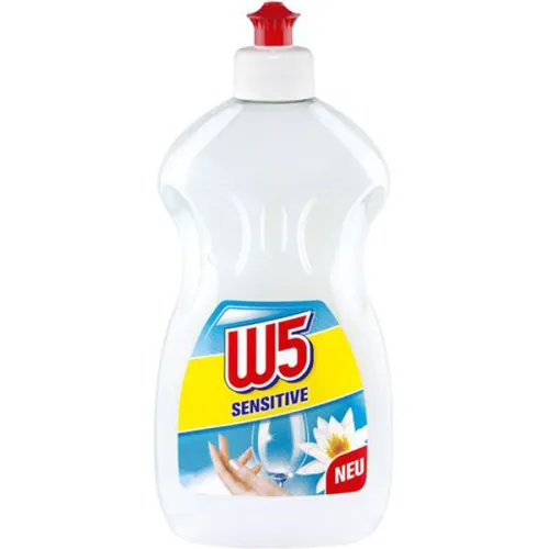 Средство для мытья посуды W5 Washing Liquid Sensitive, 500 мл.