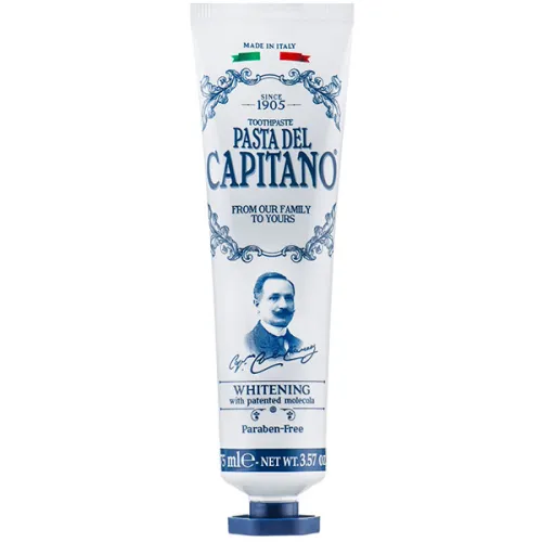 Зубная паста для отбеливания зубов Pasta Del Capitano Whitening, 75 мл.