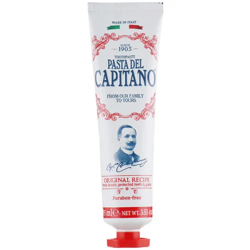Зубная паста «оригинальный рецепт» Pasta Del Capitano Original Recipe, 75 мл.