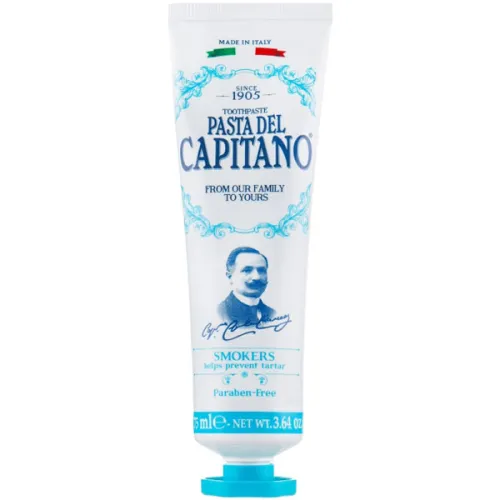Зубная паста для курильщиков Pasta Del Capitano Smokers, 75 мл.