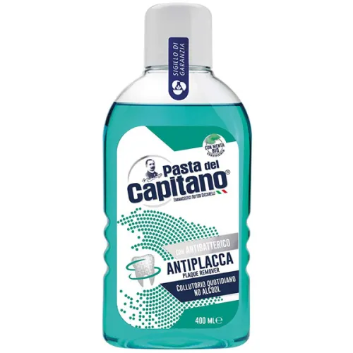 Ополаскиватель для полости рта против налета Pasta Del Capitano Plaque Remover Mouthwash, 400 мл.