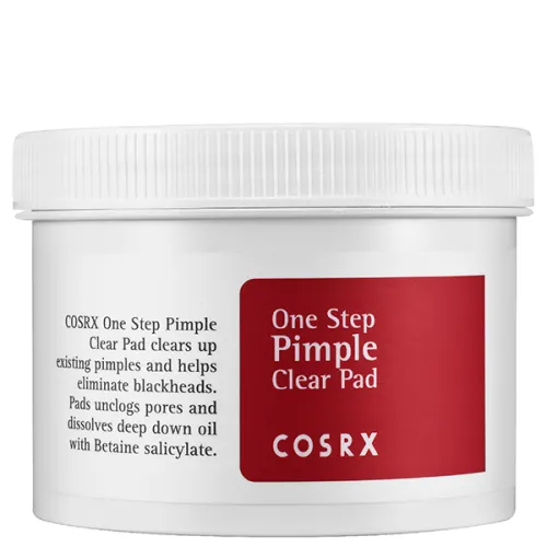 Пади для проблемної шкіри обличчя Cosrx One Step Pimple Clear Pad з BHA-кислотами