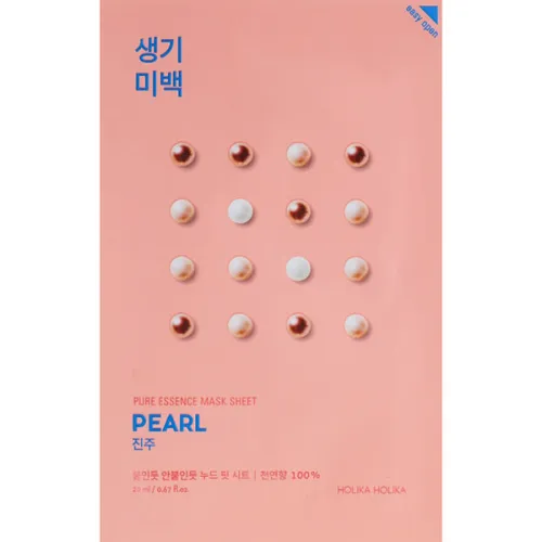 Тканинна маска для обличчя Holika Holika Pure Essence Mask Sheet Pearl з екстрактом перлів, 23 мл.