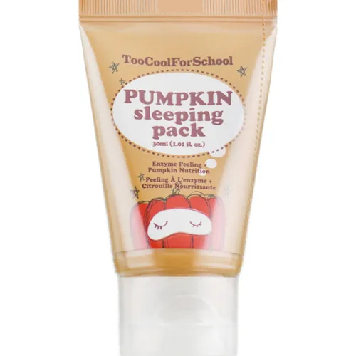 Нічна маска для обличчя Too Cool For School Pumpkin Sleeping Pack, 2 мл. - вигляд 2