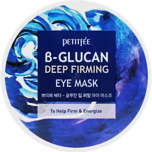 Укрепляющие патчи для глаз Petitfee B-Glucan Deep Firming Eye Mask с бета-глюканом