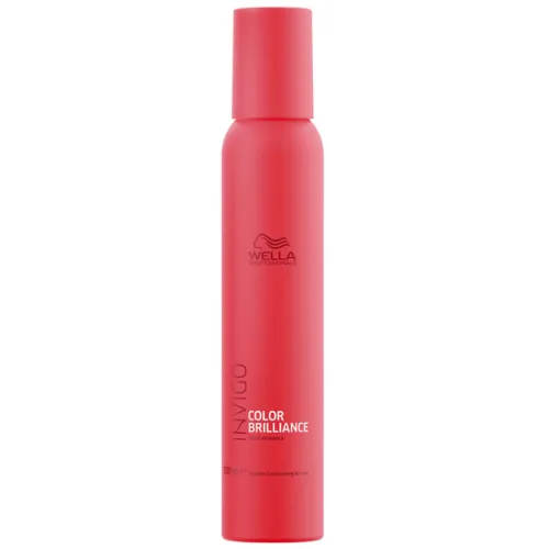 Кондиціонуючий мус Wella Professionals Invigo Color Brilliance Vitamin Conditioning Leave-In Mousse із вітаміном Е, 200 мл.