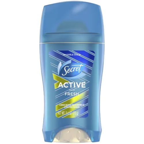 Кремовий дезодорант-антиперспірант «активна свіжість» Secret Active Fresh Invisible Solid Antiperspirant, 73 г.