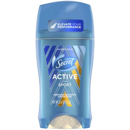 Кремовий дезодорант-антиперспірант «активний спорт» Secret Active Sport Invisible Solid Antiperspirant, 73 г.
