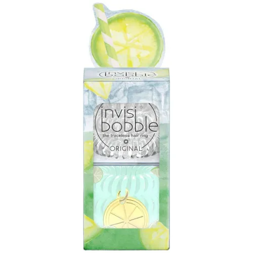 Набір резинок для волосся «прозора та салатова» Invisibobble Desert Bloom Happy Hour Main Squeeze