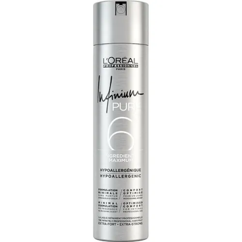 Лак для волос экстрасильной фиксации без запаха L’Oreal Professionnel Infinium Pure Extra Strong Hairspray, 300 мл.