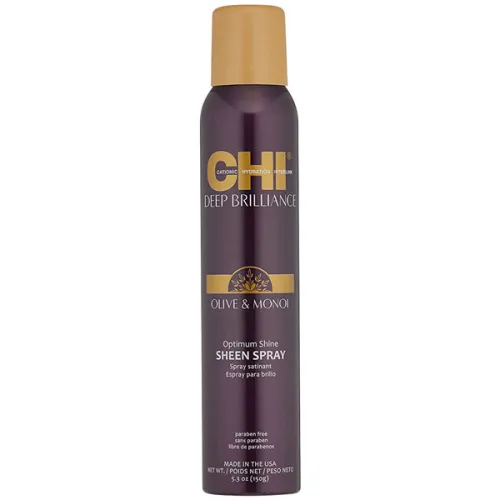 Спрей-блеск для волос CHI Deep Brilliance Olive & Monoi Sheen Spray, 150 г.