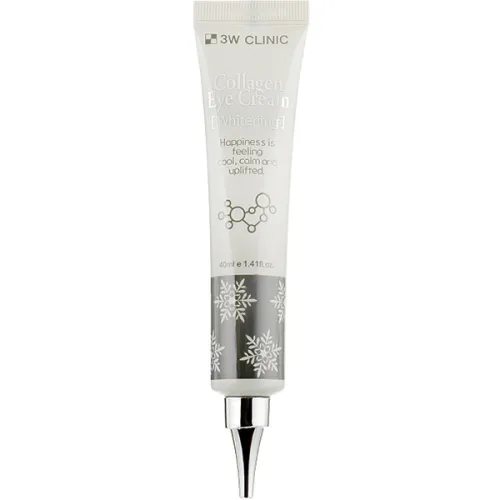 Крем для шкіри навколо очей 3W Clinic Collagen Eye Cream Whitening з морським колагеном, 40 мл.