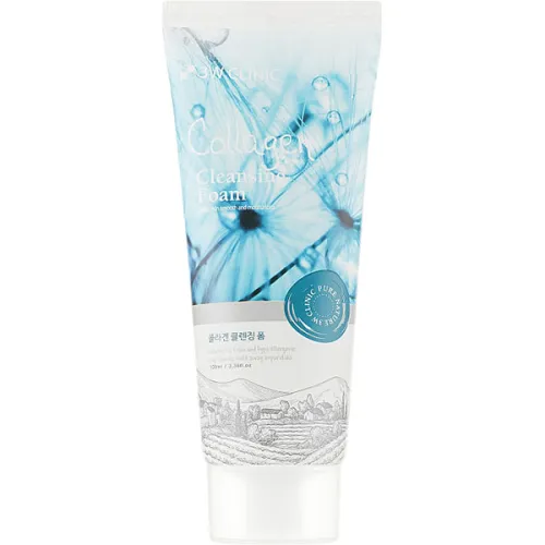 Пенка для умывания 3W Clinic Cleansing Foam Collagen с коллагеном, 100 мл. срок год. до 05.26