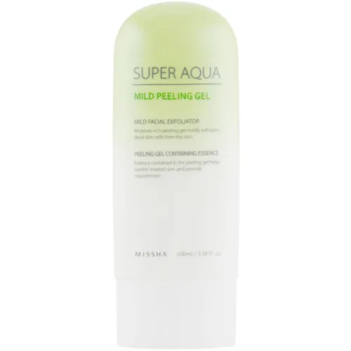 Пилинг-гель для чувствительной кожи лица Missha Super Aqua Mild Peeling Gel, 100 мл.
