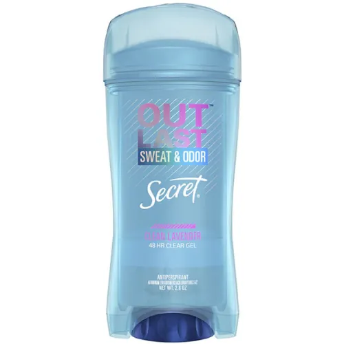 Гелевый дезодорант-антиперспирант «лаванда» Secret Outlast Sweat & Odor Clean Lavander Clear Gel Antiperspirant, 73 г.