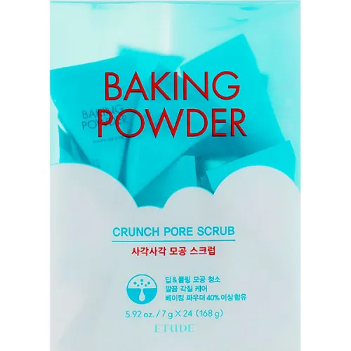 Скраб для очищення шкіри обличчя Etude House Baking Powder Crunch Pore Scrub, 7 г. - вигляд 2