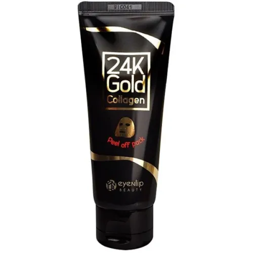 Маска-пленка для лица Eyenlip 24K Gold Collagen Peel Off Pack с золотом и коллагеном, 100 г.