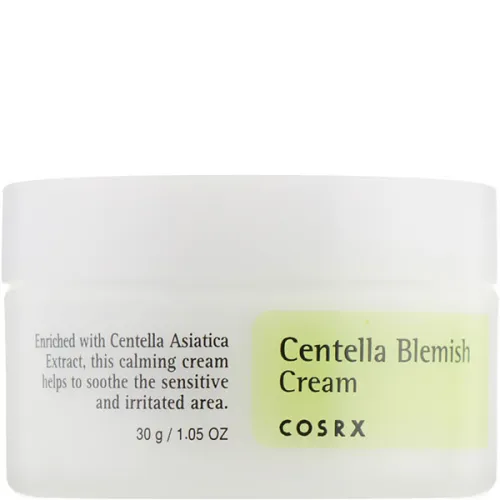 Крем для проблемной кожи Cosrx Centella Blemish Cream с экстрактом центеллы, 30 г.