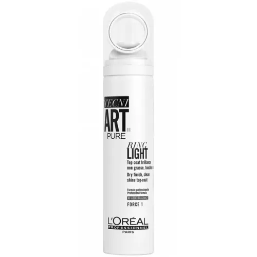 Фіксуючий спрей для волосся L’Oreal Professionnel Tecni Art Ring Light з ефектом сяйва, 150 мл.