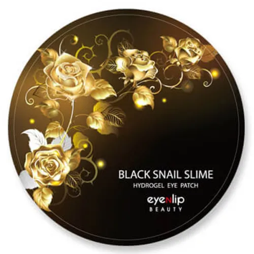Патчі Eyenlip Black Snail Slime Hydrogel Eye Patch з муцином чорного равлика