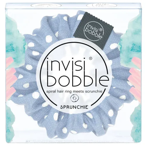 Резинка-браслет для волосся «блакитна в крапку» Invisibobble Sprunchie Dot’s It