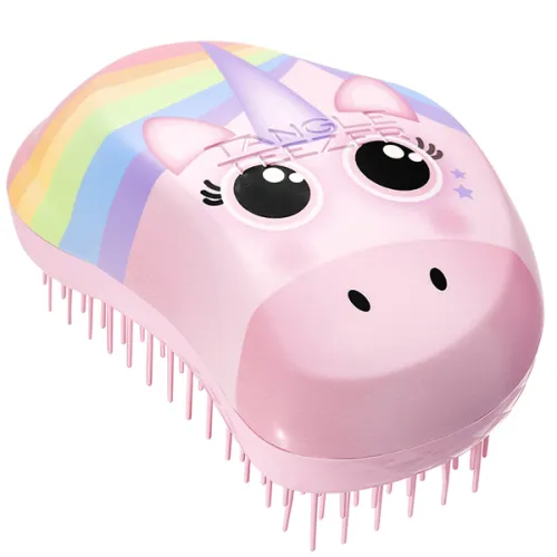 Классическая мини-расческа для волос «розово-радужная» Tangle Teezer Original Mini Rainbow The Unicorn