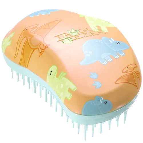 Класична міні-щітка для волосся «м’ятно-жовтогаряча» Tangle Teezer Original Mini Mighty Dino