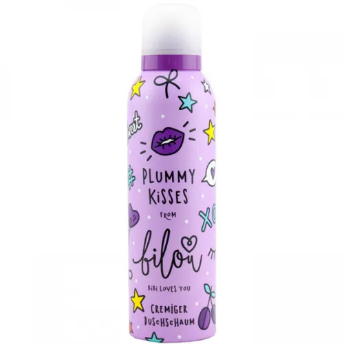 Пенка для душа «сливовый поцелуй» Bilou Shower Gel Plummy Kisses, 200 мл.