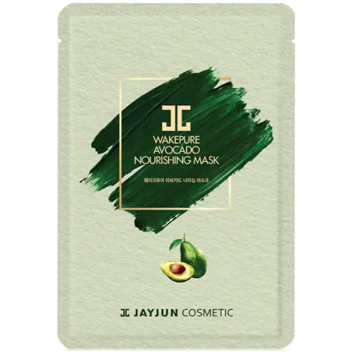 Маска для глибокого зволоження шкіри обличчя JayJun Wake Pure Avocado Nourishing Mask з авокадо, 25 мл.