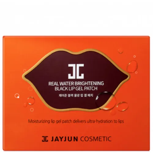 Гелеві патчі для губ JayJun Real Water Brightening Black Lip Gel Patch з морською водою Чеджу
