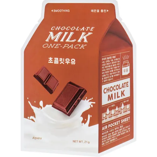 Тканинна маска для обличчя «шоколад» A’pieu Chocolate Milk One-Pack, 21 г.