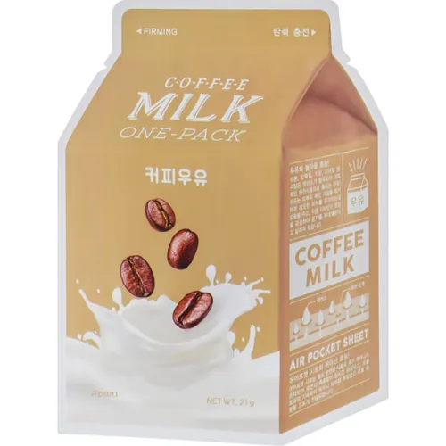 Тканинна маска для обличчя «кава» A’pieu Coffee Milk One-Pack, 21 г.