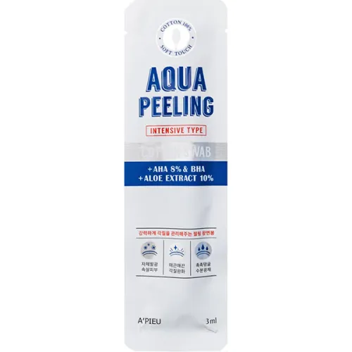 Паличка для пілінгу шкіри обличчя A’pieu Aqua Peeling Cotton Swab Intensive Type з 8% АНА-кислотами, 3 мл.