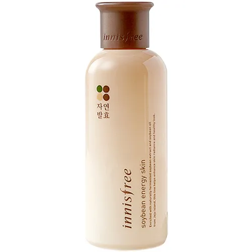Антивозрастной тонер для лица Innisfree Soybean Energy Skin на основе экстракта ферментированной сои, 200 мл.