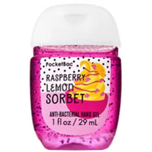 Антибактеріальний гель для рук «малиново-лимонний сорбет» Bath and Body Works Raspberry Lemon Sorbet, 29 мл.