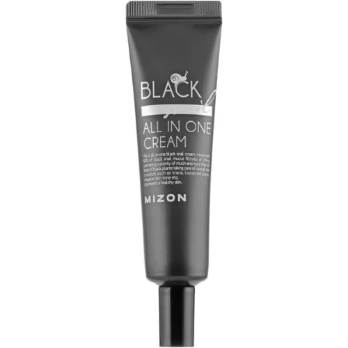 Крем для лица Mizon Black Snail All In One Cream с экстрактом муцина черной улиткой, 35 мл.