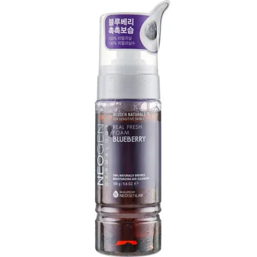 Пенка для умывания Neogen Real Fresh Foam Blueberry с черникой, 160 г.