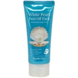Очищающая маска-пленка FarmStay White Pearl Peel Off Pack с белым жемчугом, 100 г.