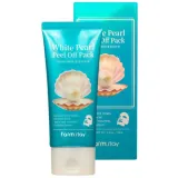 Очищающая маска-пленка FarmStay White Pearl Peel Off Pack, 100 г. - вид 2