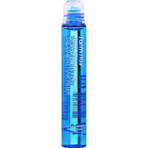 Увлажняющий филлер для волос FarmStay Collagen Water Full Moist Treatment Hair Filler с коллагеном, 13 мл.