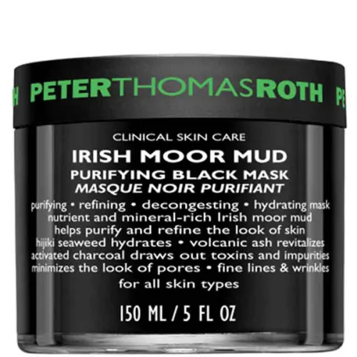 Очищающая, отшелушивающая и увлажняющая маска Peter Thomas Roth Irish Moor Mud Mask на основе ирландской грязи, 150 мл.