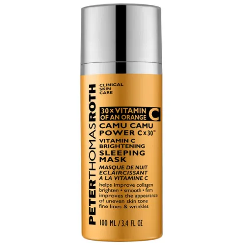 Маска для улучшения цвета лица Peter Thomas Roth Camu Camu Power Cx30 Vitamin C Brightening Sleeping Mask с витамином C, 100